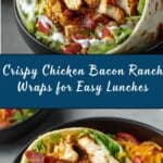 Crispy Chicken Bacon Ranch Wrap Recipe