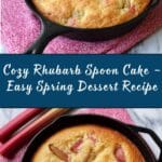 RHUBARB SPOON CAKE Recipe