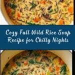 Cozy Autumn Wild Rice Soup Recipe