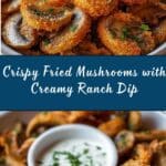 Fried Sliced Mushrooms with Ranch Recipe