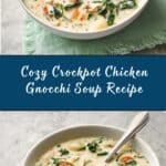 Crockpot Chicken Gnocchi Soup Recipe