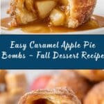 Caramel Apple Pie Bombs Recipe