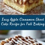 Apple Cinnamon Sheet Cake Recipe