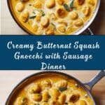 Creamy Butternut Squash Gnocchi with Sausage Recipe
