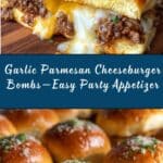 Garlic Parmesan Cheeseburger Bombs Recipe