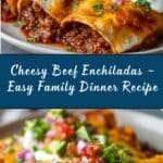 Cheesy Beef Enchiladas Recipe