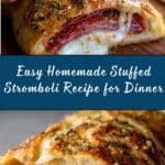 Homemade Stuffed Stromboli Recipe