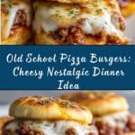 Old School Pizza Burgers Recipe