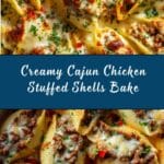 Creamy Cajun Chicken Stuffed Shells Recipe