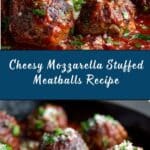 Mozzarella Stuffed Meatballs Recipe