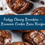 The BEST Fudgy Chewy Brookies Recipe