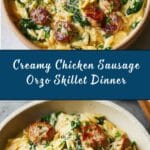 Creamy Chicken Sausage Orzo Recipe