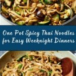 One Pot Spicy Thai Noodles Recipe