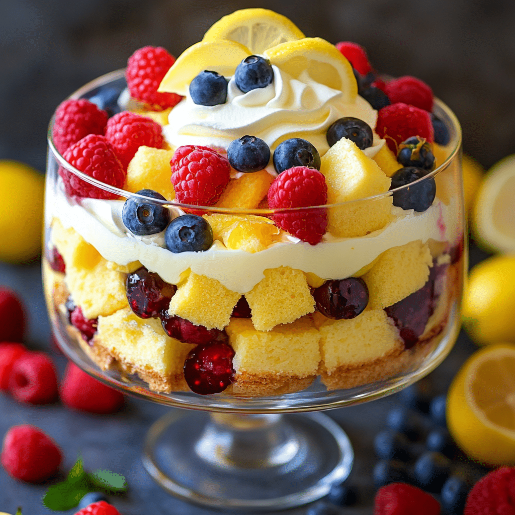 Lemon Berry Trifle