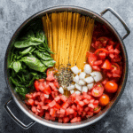 Tomato Spinach One Pot Pasta