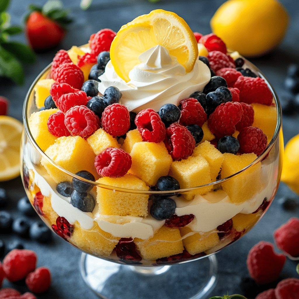 Lemon Berry Trifle