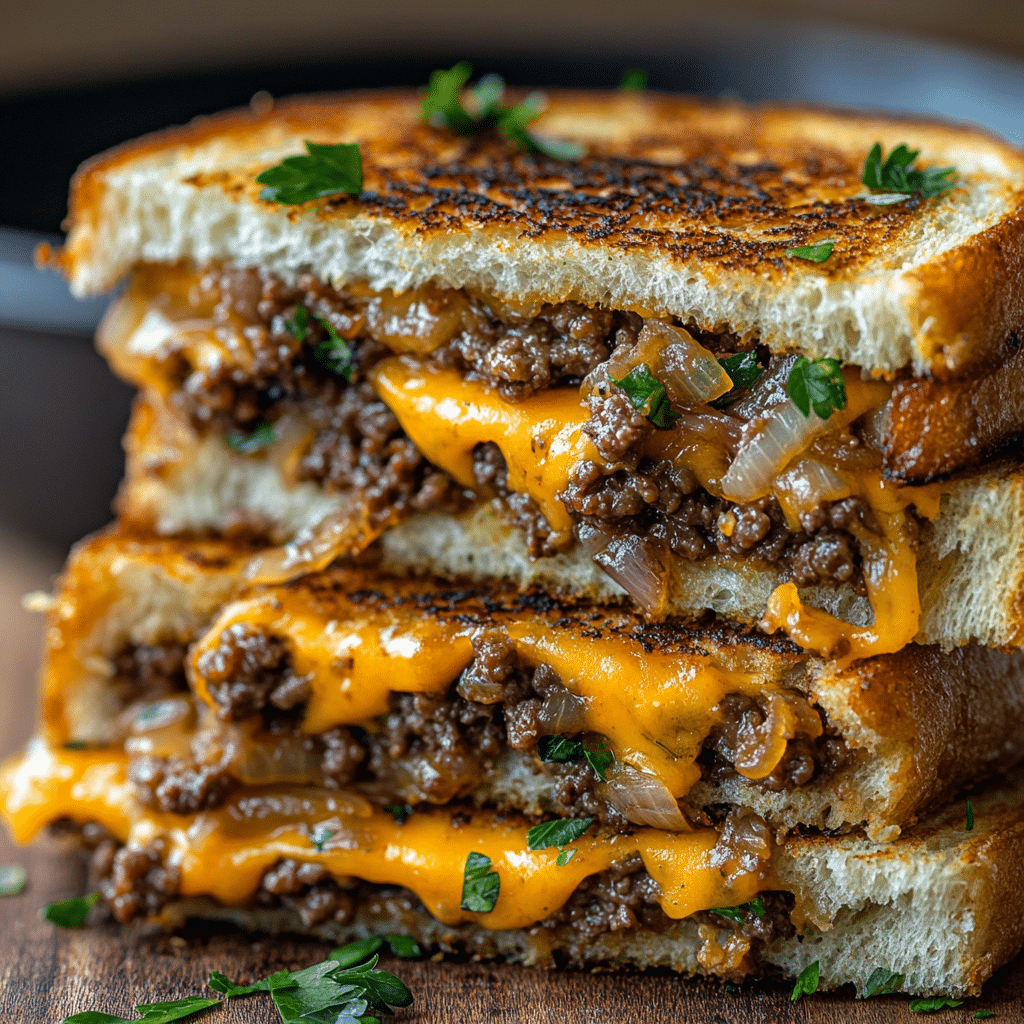 Grilled Cheese Sloppy Joes