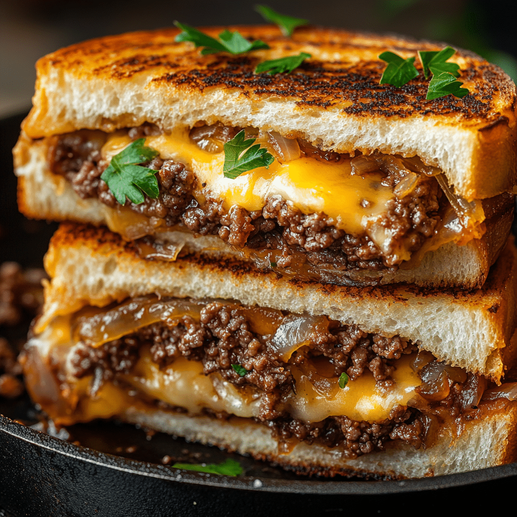 Grilled Cheese Sloppy Joes