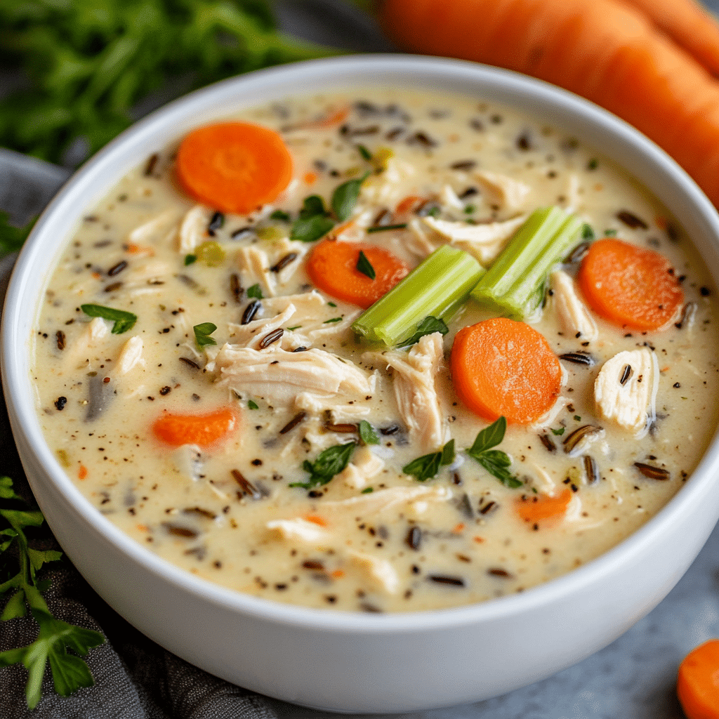 Slow Cooker Chicken Wild Rice Soup