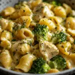 Broccoli Cheddar Mac and Cheese with Chicken
