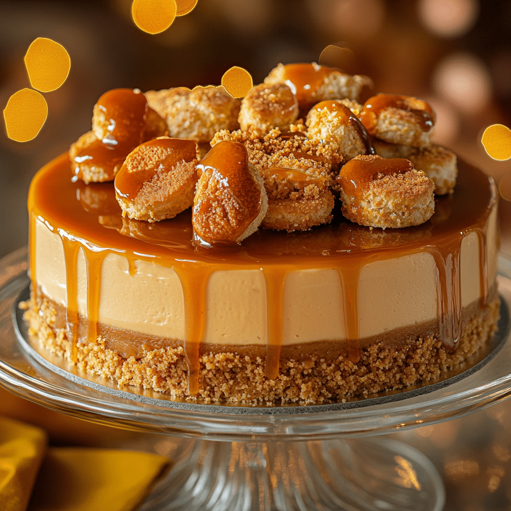 Easy No Bake Biscoff Cheesecake Recipe