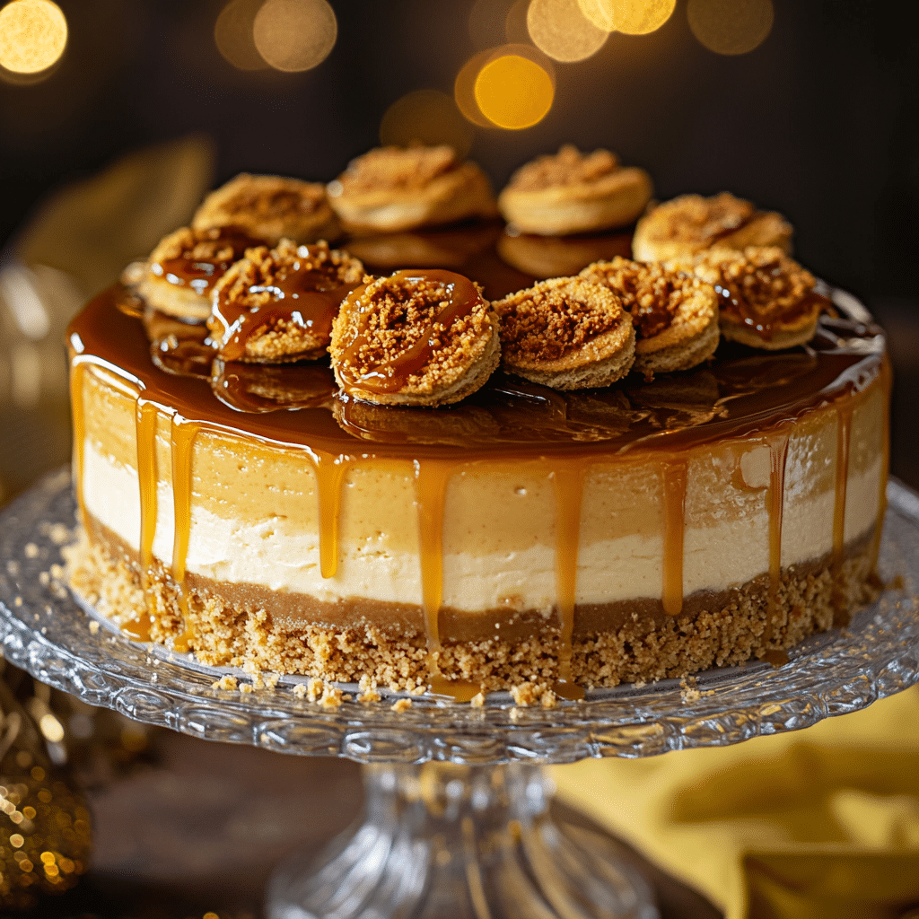 Easy No Bake Biscoff Cheesecake Recipe