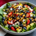 Strawberry Avocado Corn Salad