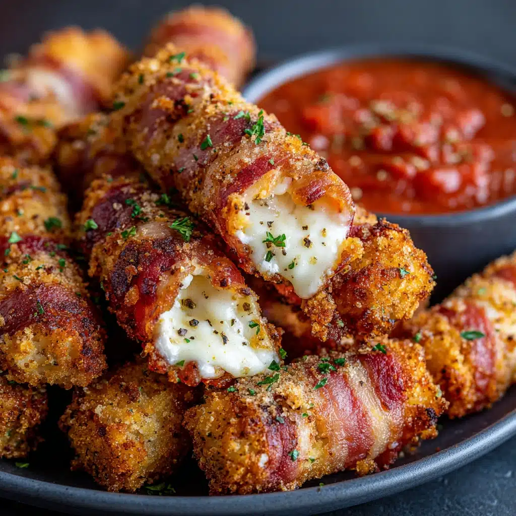 Bacon-Wrapped Mozzarella Sticks Recipe