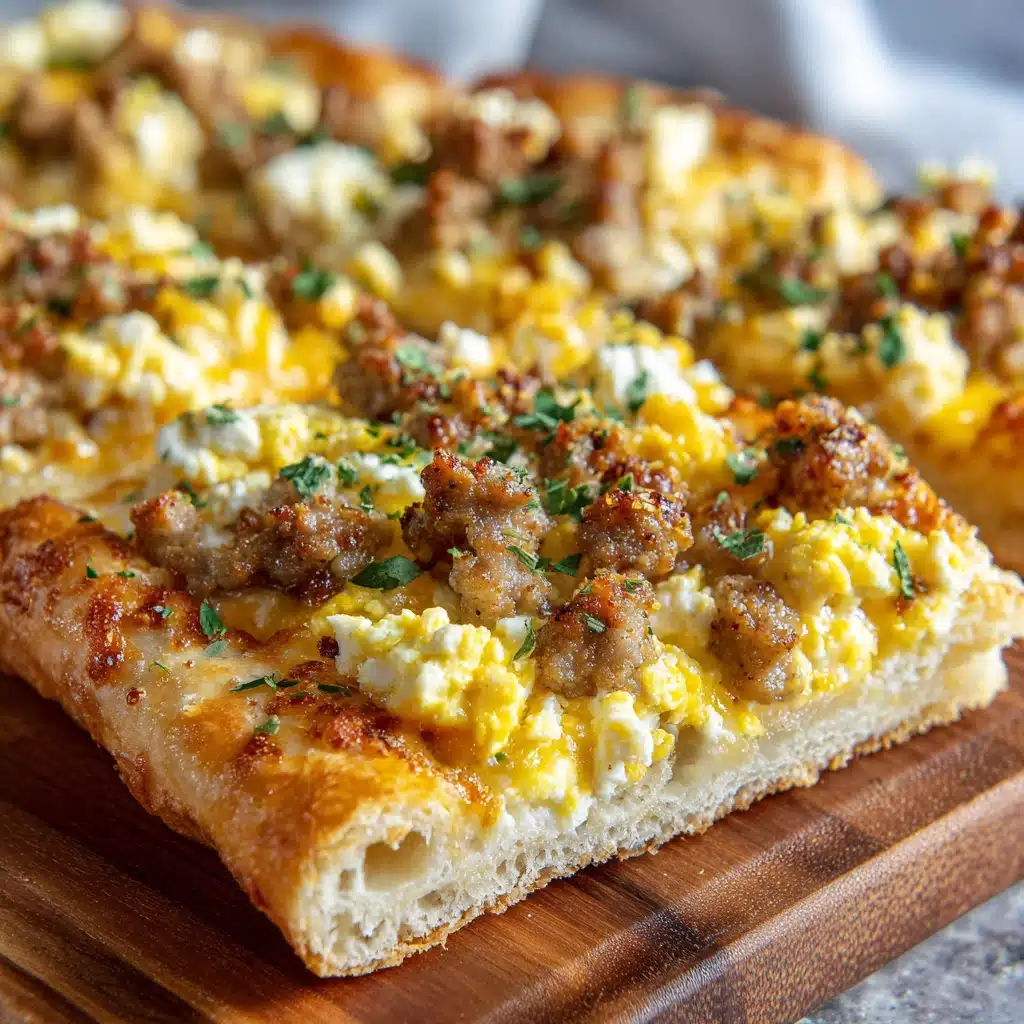 Sausage Gravy Breakfast Pizza Recipe