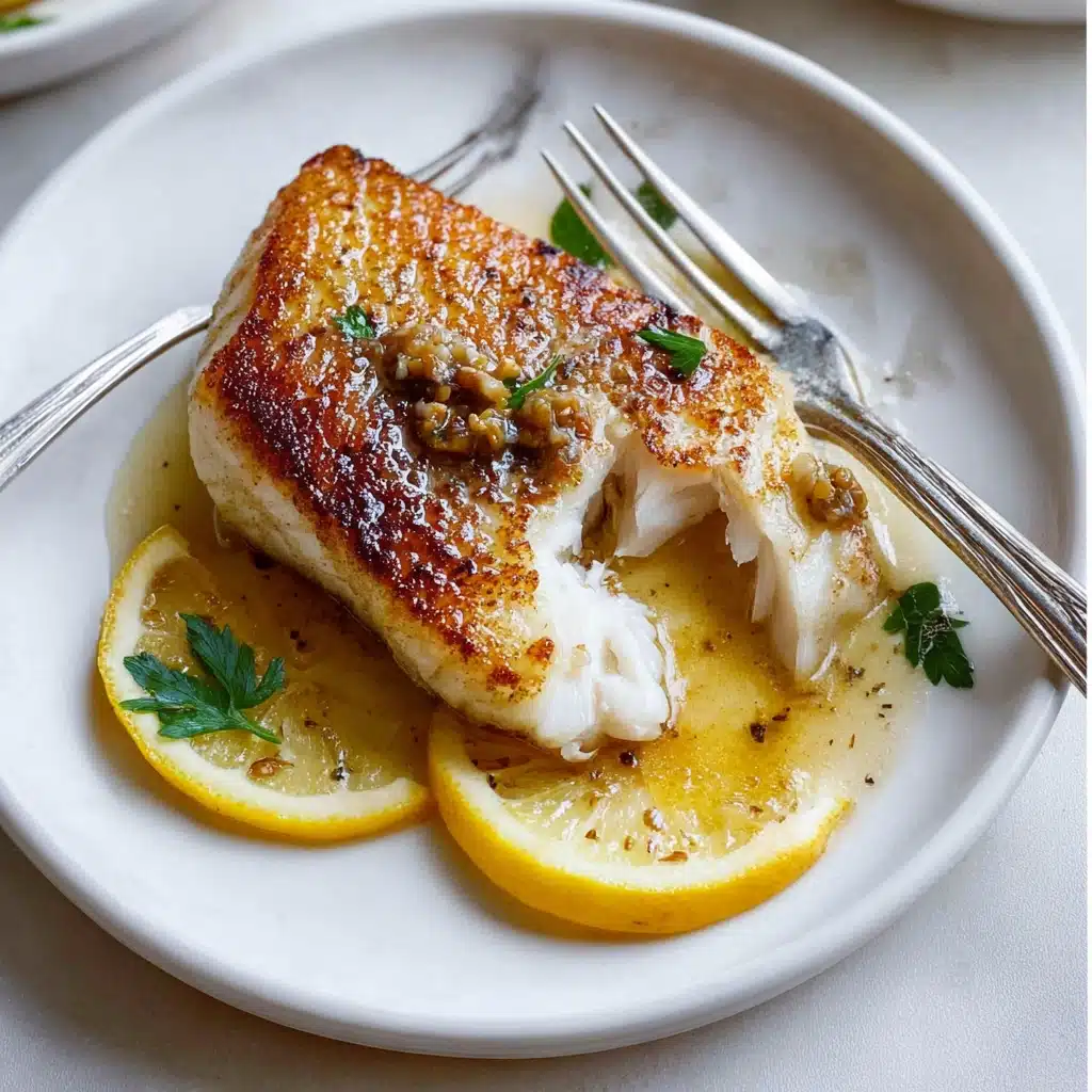 Pan Seared Chilean Sea Bass Recipe - Recipe Image