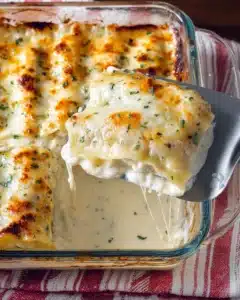 Chicken Alfredo Manicotti Recipe