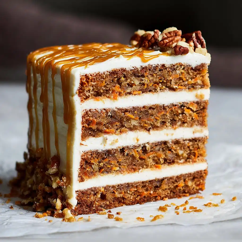 Carrot Cake with Candied Pecans Recipe - Recipe Image