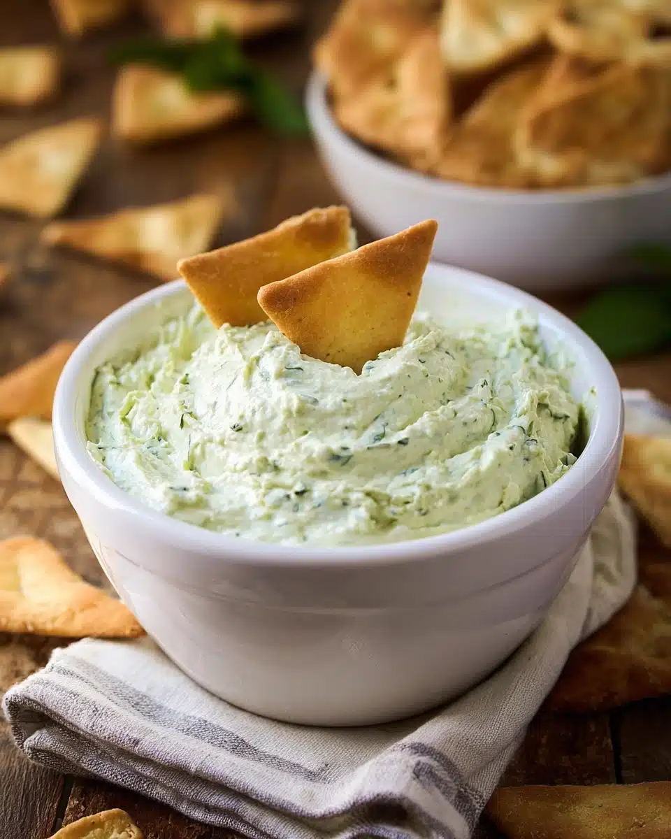 Basil Parmesan Dip Recipe