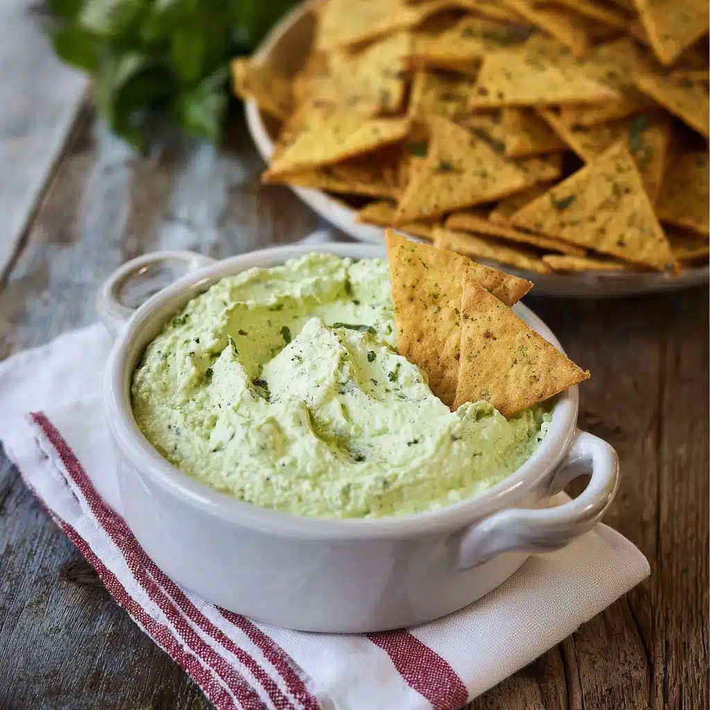 Basil Parmesan Dip Recipe - Recipe Image