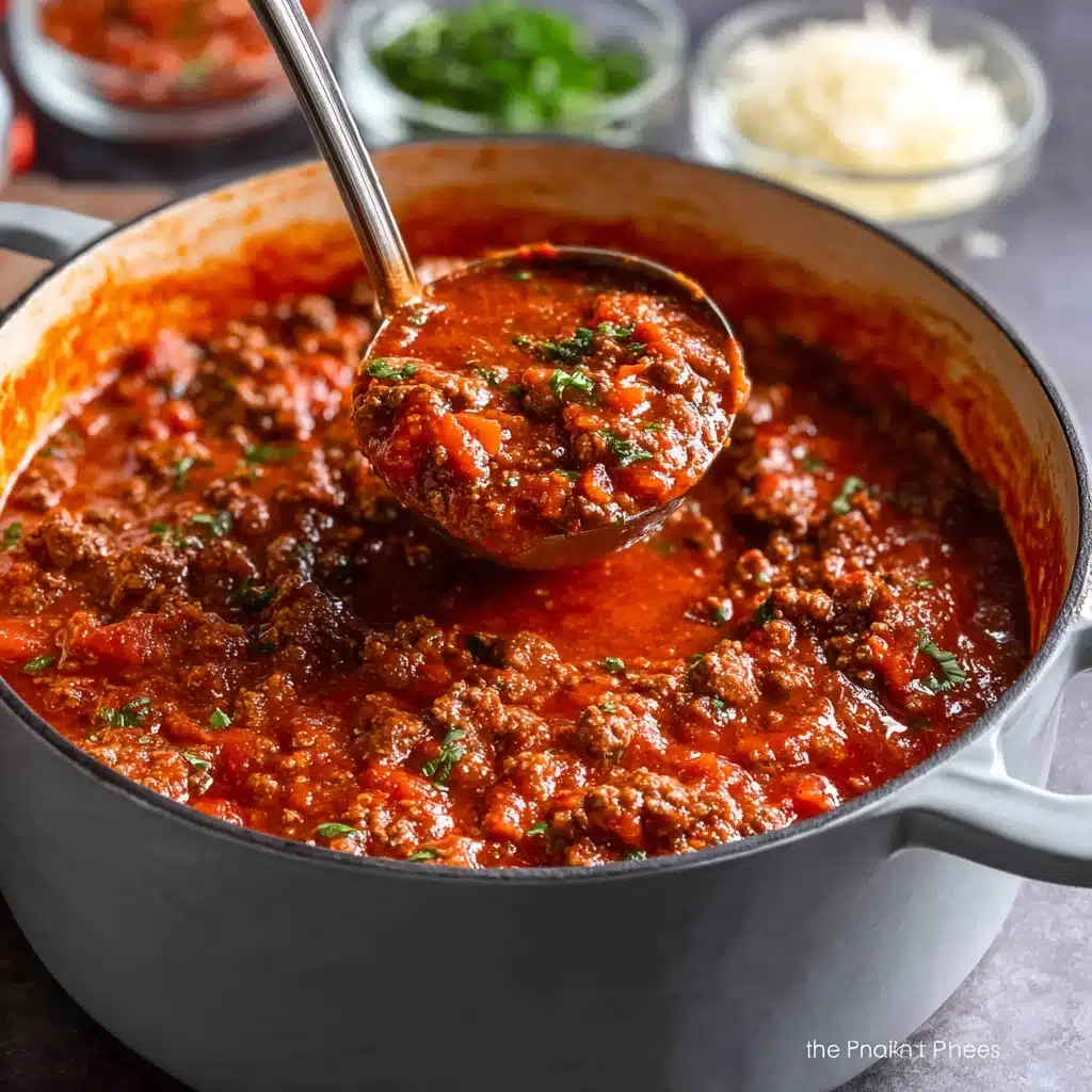 Homemade Spaghetti Sauce Recipe - Recipe Image