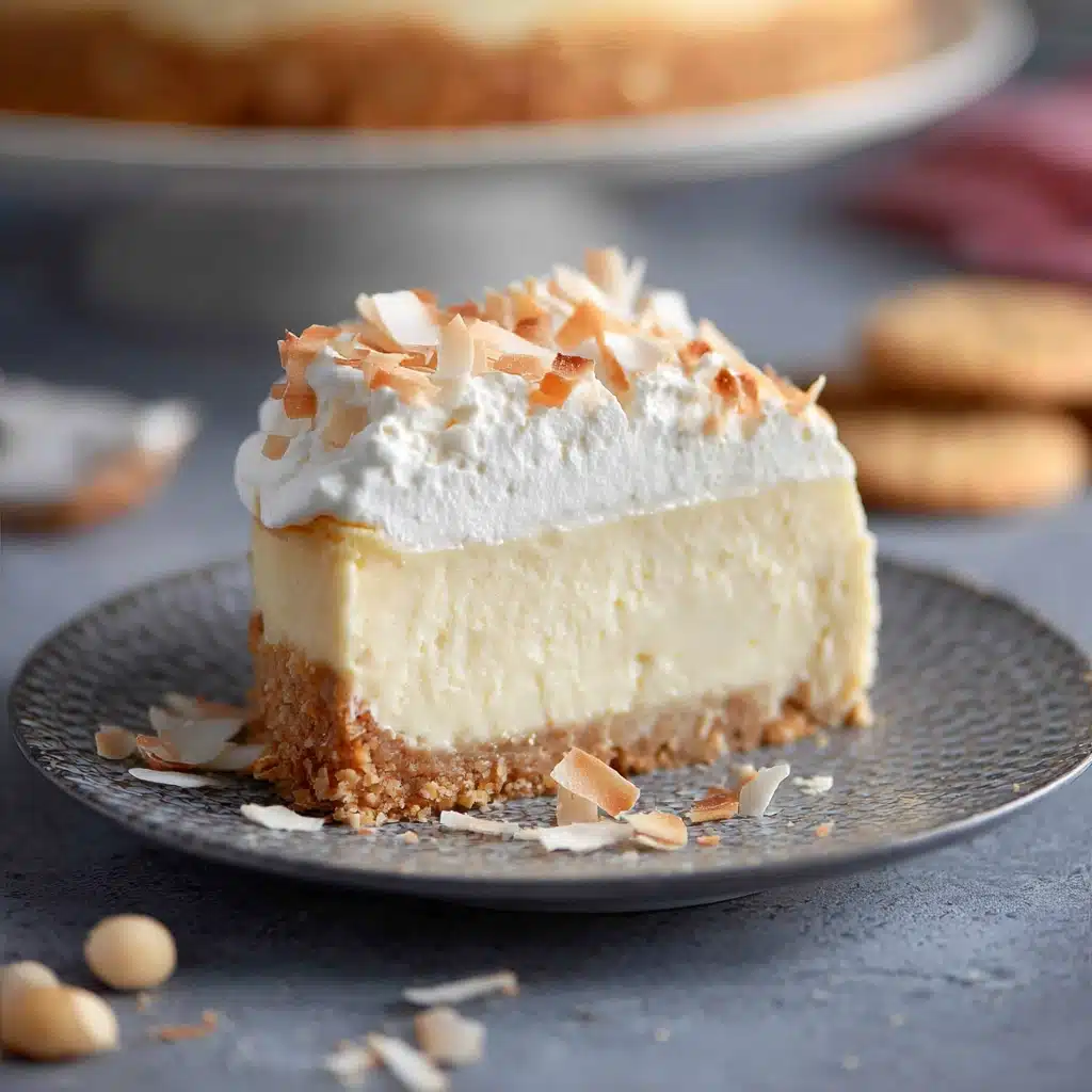 Keto Coconut Cheesecake Recipe - Recipe Image