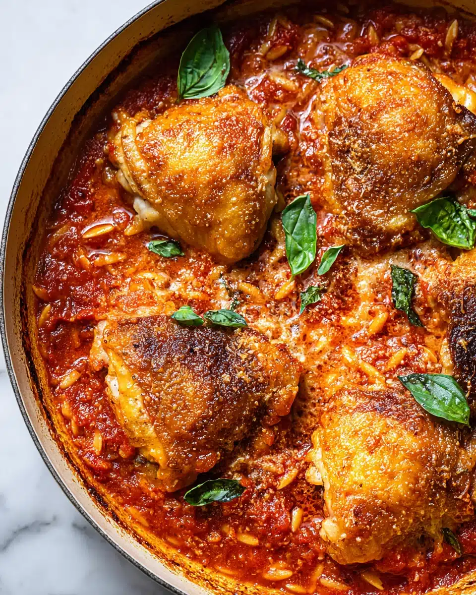 One Pot Chicken and Orzo Recipe