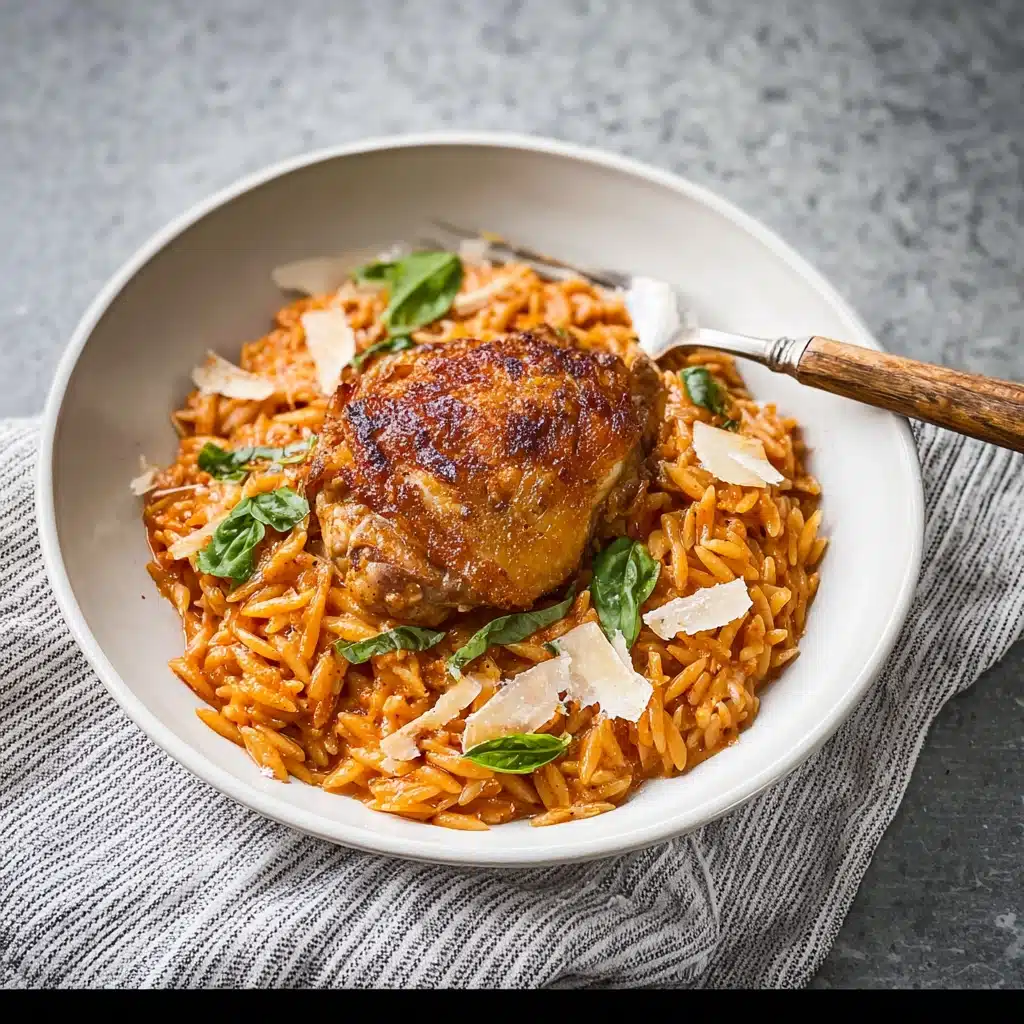 One Pot Chicken and Orzo Recipe - Recipe Image