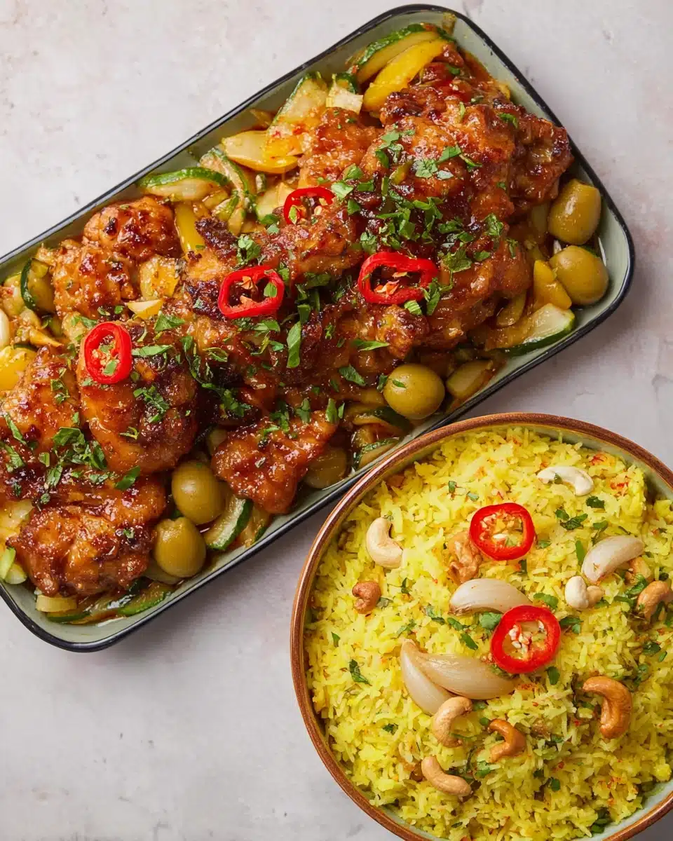 Low Carb Chicken Stew with Keto Cauliflower Rice Recipe