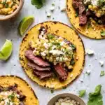 Grilled Skirt Steak and Elote Tacos Recipe