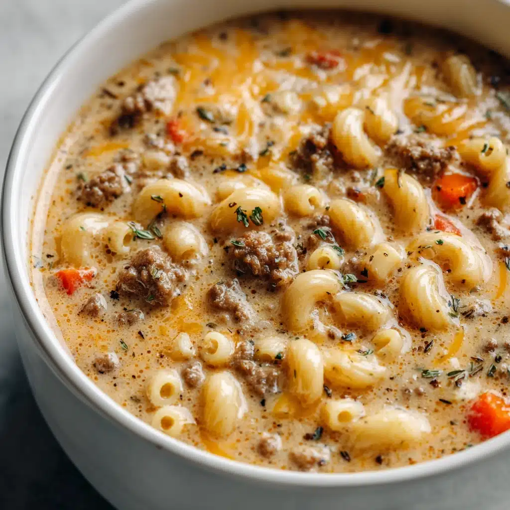 Cheeseburger Macaroni Soup Recipe
