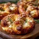 Mozzarella-Stuffed Soft Pretzels Recipe