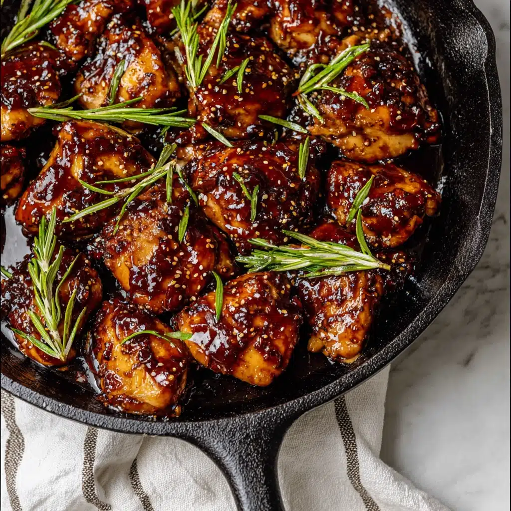 Fig Glazed Skillet Chicken Recipe - Recipe Image