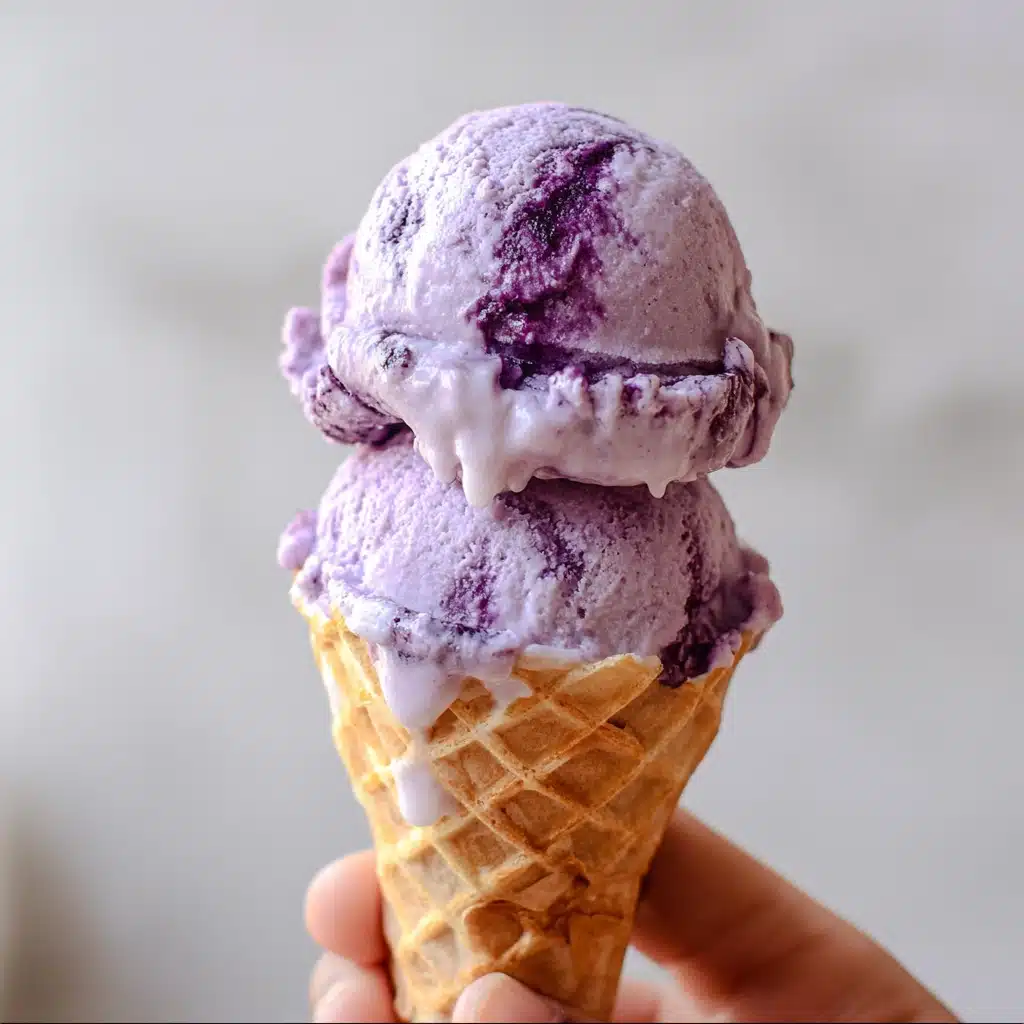 Blackberry Ice Cream Recipe - Recipe Image