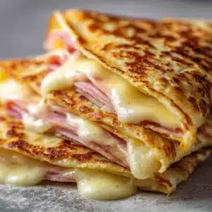 Air Fryer Chicken Ham & Cheese Wraps Recipe