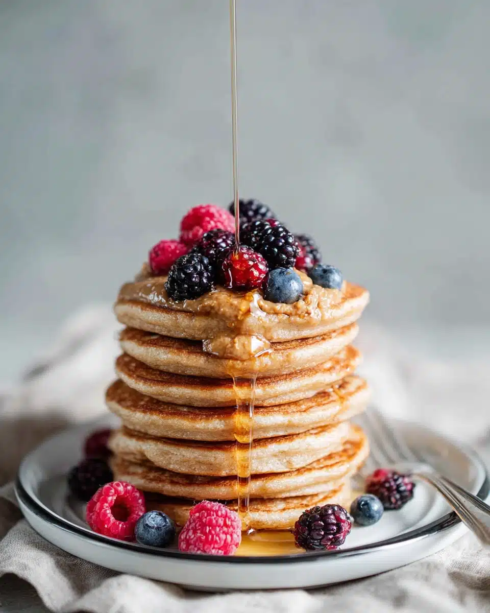 Cottage Cheese Banana Oatmeal Protein Pancakes Recipe