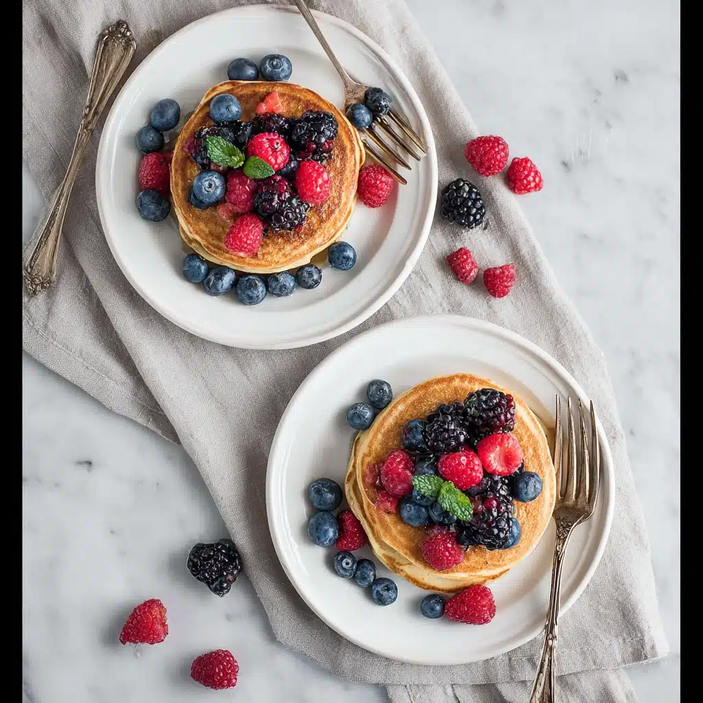 Cottage Cheese Banana Oatmeal Protein Pancakes Recipe - Recipe Image