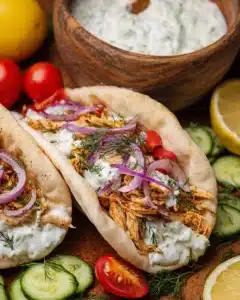 Slow Cooker Chicken Gyros Recipe