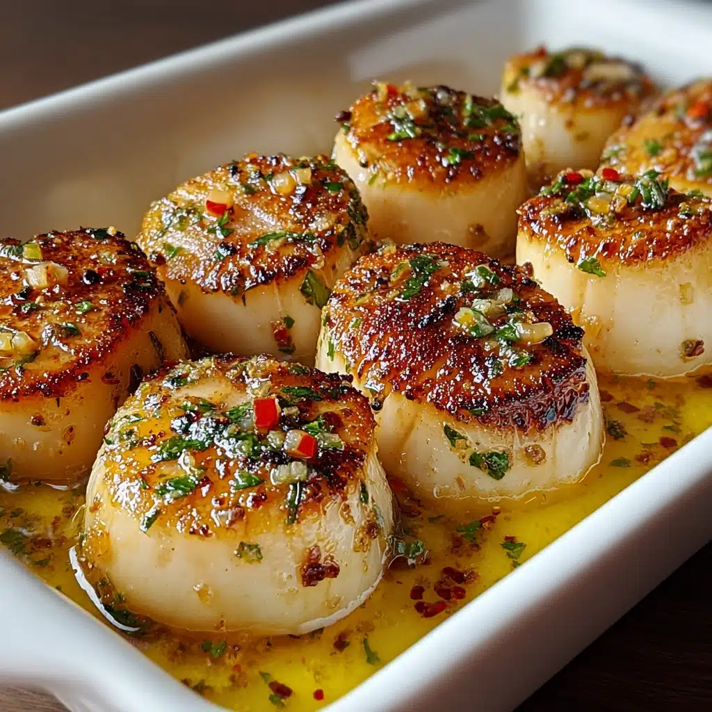 Irresistible Garlic Butter Baked Scallops Recipe - Recipe Image