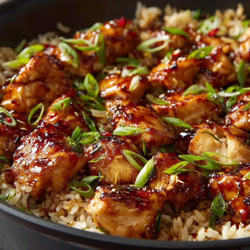 One-Skillet Honey BBQ Chicken & Rice Recipe